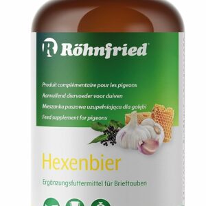Hexenbier Rohnfried 500 ml( Extractos de plantas naturales)  Estimula las defensas inmunitarias de las aves