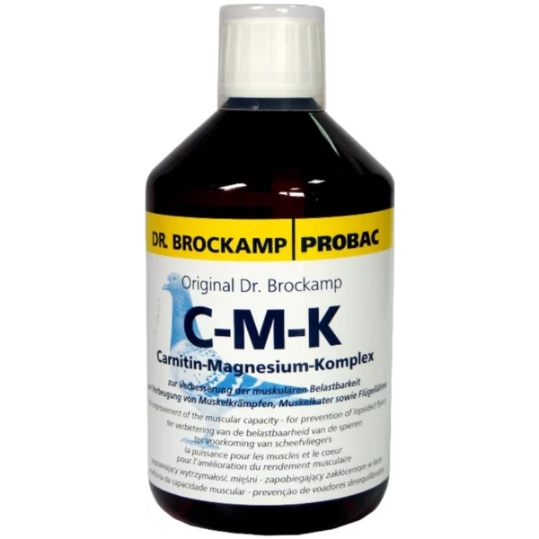 Dr.Brockam-Probac  C-M-K. 500 ml  . Recuperador muscular, contiene L-Carnitina, Magnesio