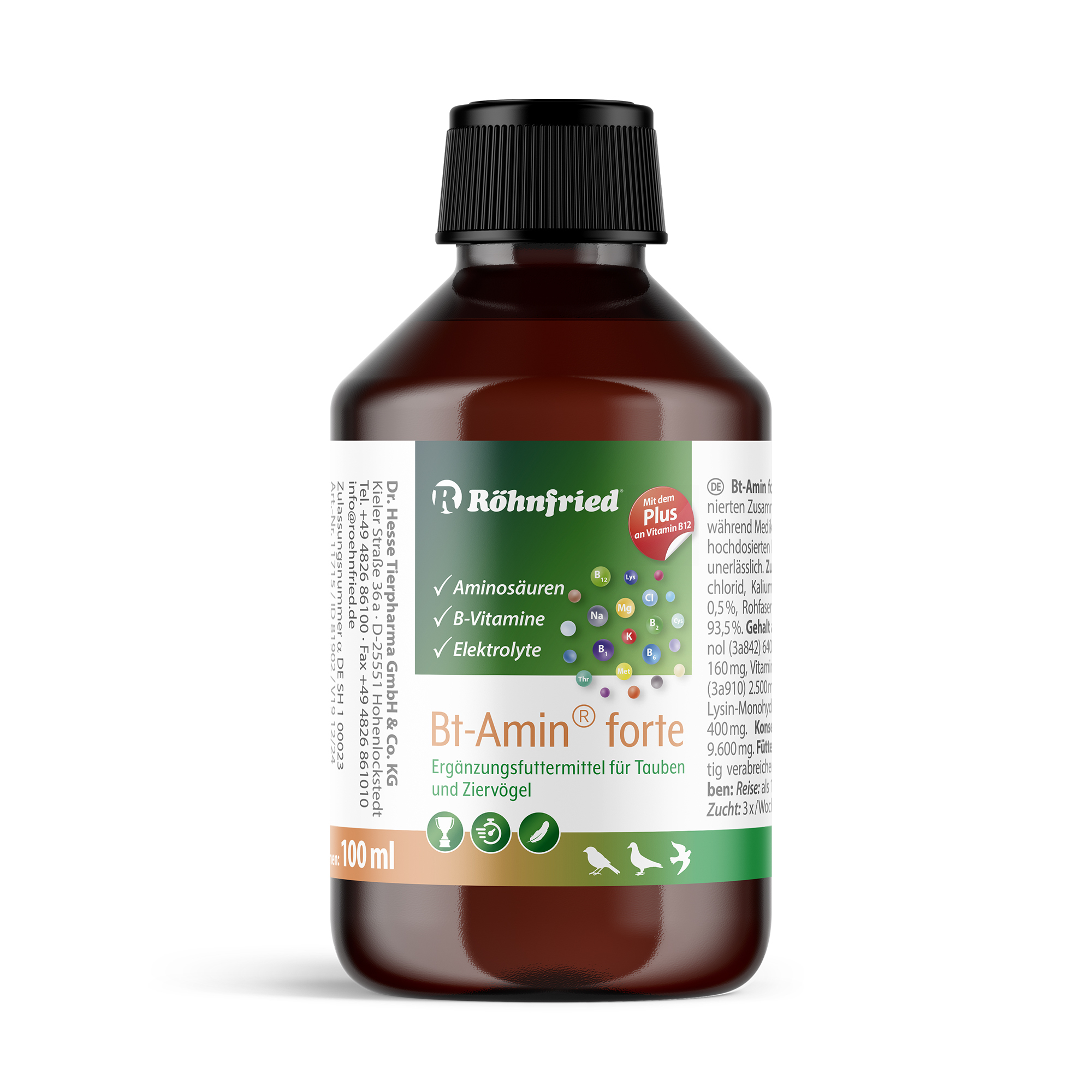 BT-Amin Forte . Aminoacidos, electrolitos y vitaminas del grupo B