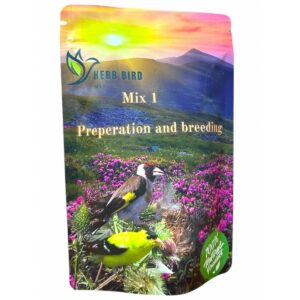 Mix 1. Hierbas medicinales para el periodo de Preparacion y cria . Herb bird mix 150 gramos