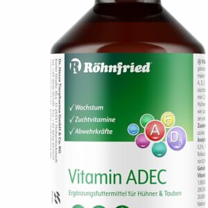 Vitamin Adec Rohnfried. Concentrado multivitaminico que mejora la fertilidad en aves