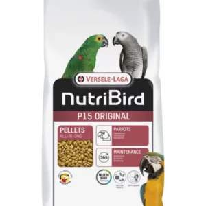 Nutribird P15 Original. Versele Laga. Pienso granulado para loros y papagayos