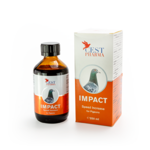Impact Cest Pharma.  Aumenta la energia y mejora el rendimiento en competicion. La revolucion en palomas mensajeras